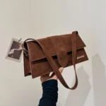 Women’s PU Leather Underarm Bag – Stylish Square Shoulder Bag - Image 4